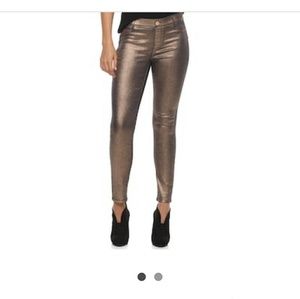 NWT Juicy Couture Rose Gold Jeggings